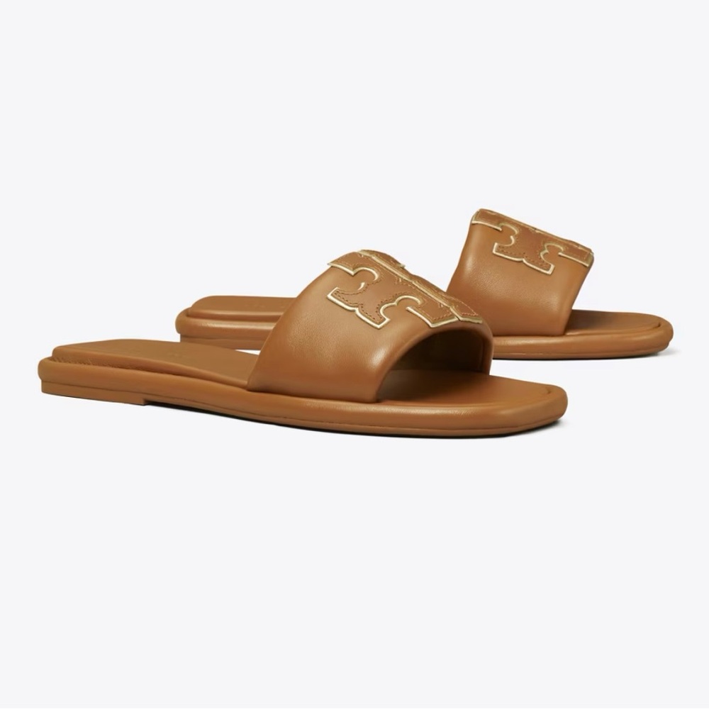 Tory Burch Double T Sport Slides